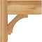 Ekena Millwork Imperial Block Rough Sawn Outlooker, Western Red Cedar, 6"W x 12"D x 12"H OUT06X12X12IMP05RWR - alternate 4